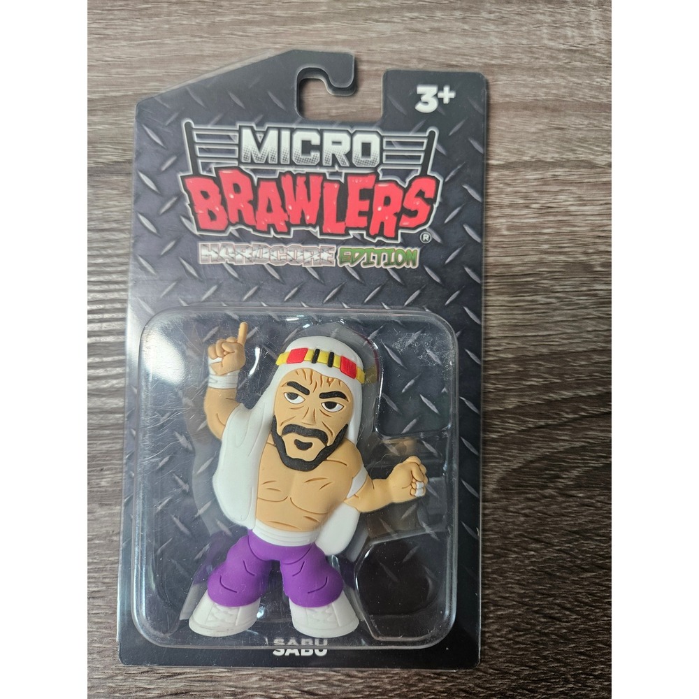 Micro Brawlers Hardcore Edition Sabu Wrestling Figure Pro Wrestling Tees NEW